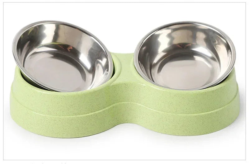 EJVS™  Stainless Steel Double Pet Bowls