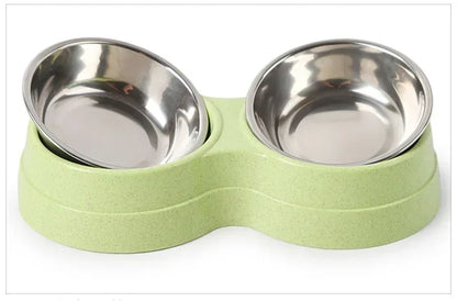 EJVS™  Stainless Steel Double Pet Bowls