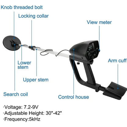 EJVS™  Metal Detector High Accuracy Professional - Waterproof Search Coil