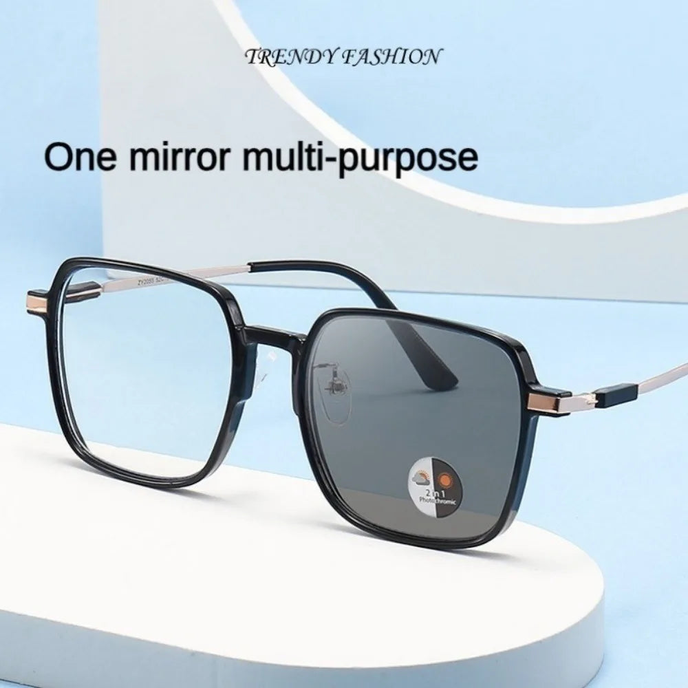 EJVS™  Photochromic Anti Radiation Glasses Metal Eyeglass For Women & Men