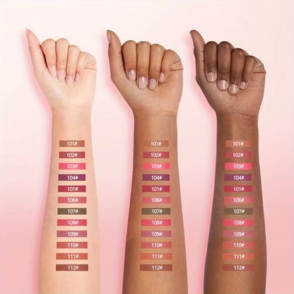 EJVS™  12 Color Sexy Rose Lipstick
