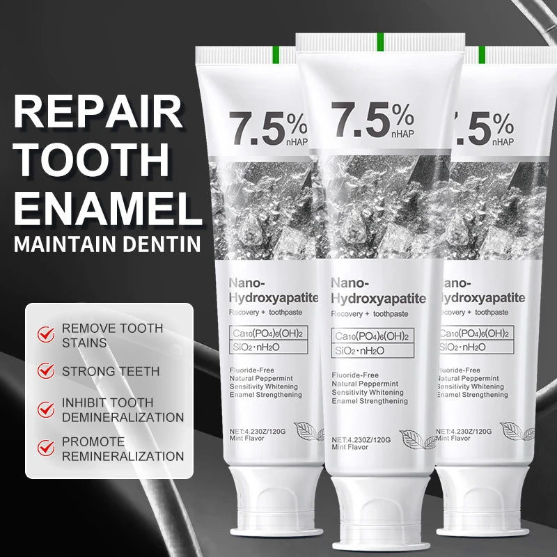 EJVS™  7.5% Hydroxyapatite Probiotic Teeth Whitening Toothpaste Enamel Oral Cavity Repair