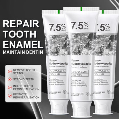 EJVS™  7.5% Hydroxyapatite Probiotic Teeth Whitening Toothpaste Enamel Oral Cavity Repair