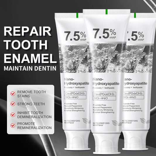 EJVS™  7.5% Hydroxyapatite Probiotic Teeth Whitening Toothpaste Enamel Oral Cavity Repair