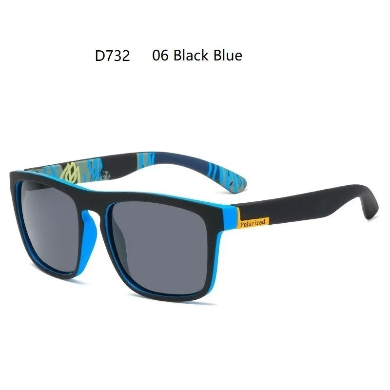 EJVS™  Fashion Square Vintage Polarized Sunglasses Men Women Retro Driving Fishing Luxury Brand Designer Sun Glasses UV400 Eyewear
