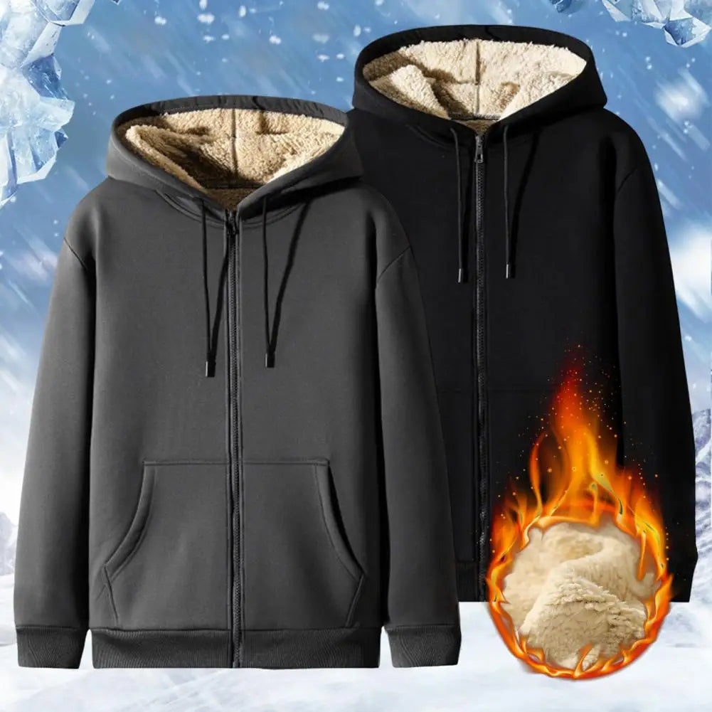 EJVS™  Trendy Warm Zipper Lamb Wool Jacket