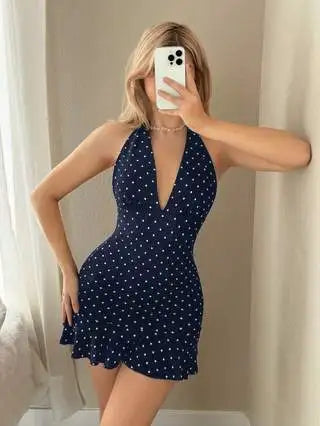 EJVS™ Sexy Back Neck Hanging Dress