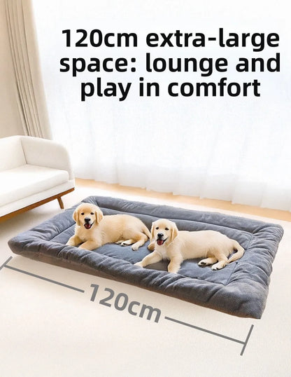 EJVS™  Dog Bed Mat Large Size Sleeping Pad for Winter Use Keep Warm Double-sided Use Golden Retriever Stress-relieving Sleeping Pad