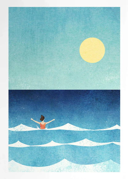 EJVS™ Summer Beach Canvas Wall Art