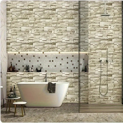 EJVS™ 3D Faux Brick Peel & Stick Wallpaper