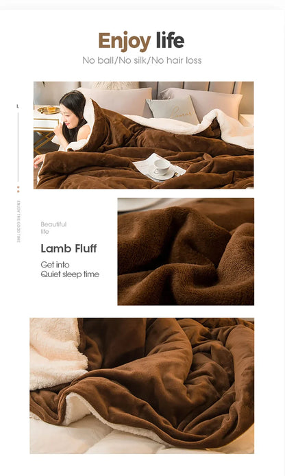 EJVS™ Warm Wool Bed Blanket
