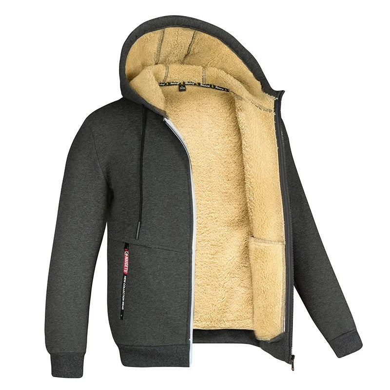 EJVS™  Trendy Warm Zipper Lamb Wool Jacket
