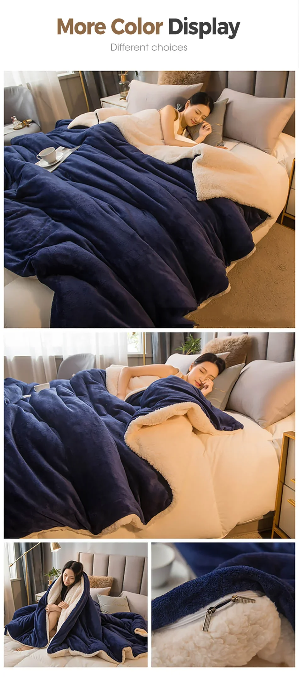 EJVS™ Warm Wool Bed Blanket
