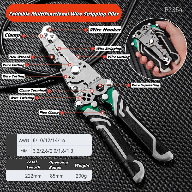 EJVS™ Multifunctional Folding Pliers