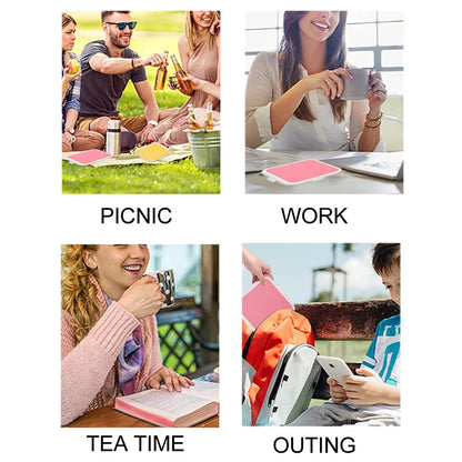 EJVS™ Sandwich Containers Silicone Sandwich Storage Box for Lunch