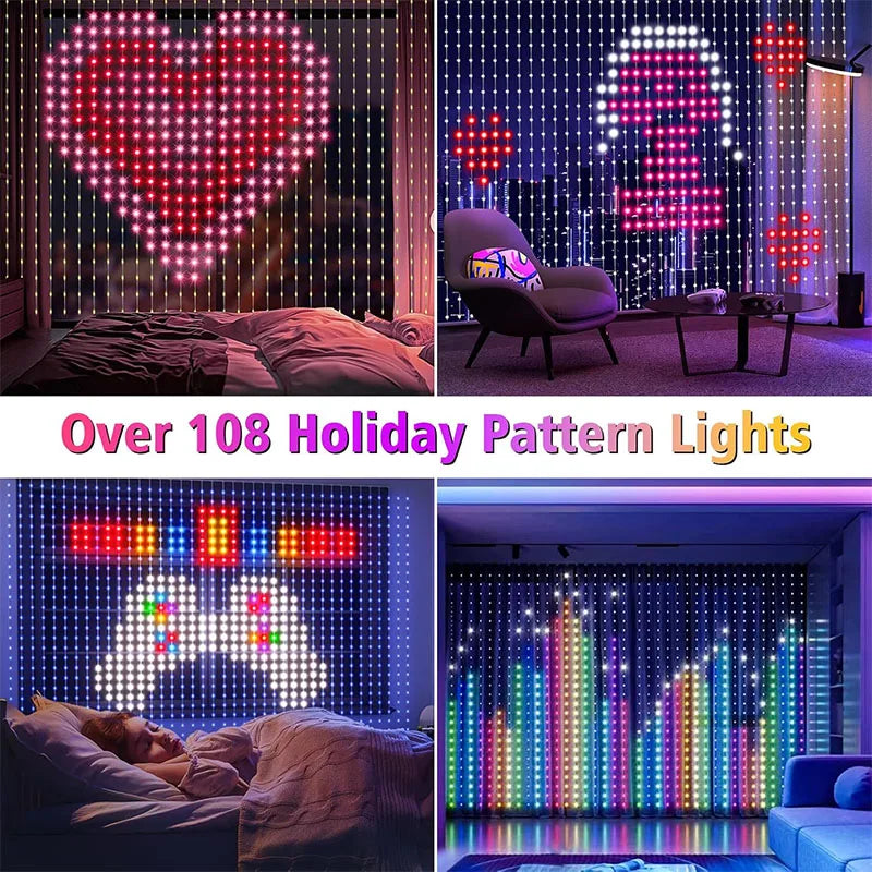 EJVS™  Smart Curtain Lights App Remote Control