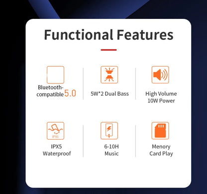 EJVS™  Wireless Bluetooth Speaker - FM Radio Subwoofer