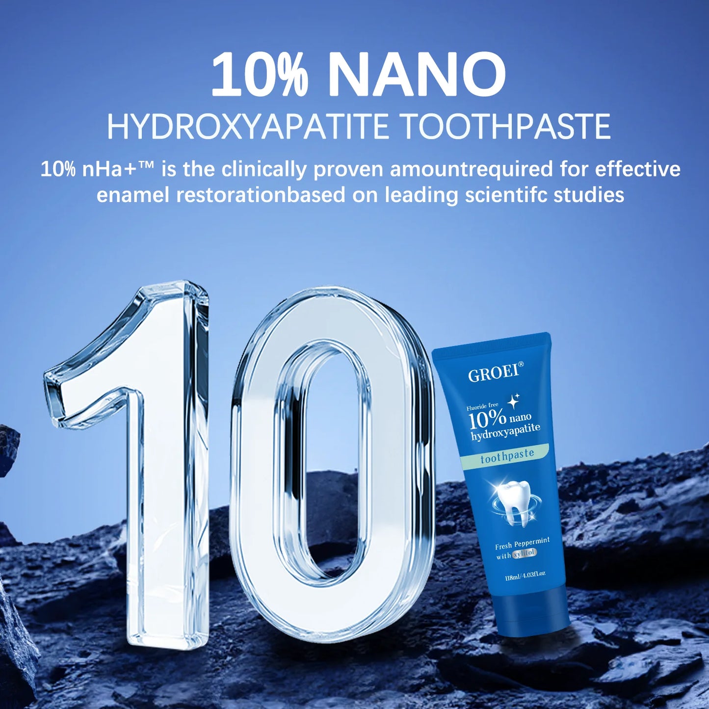 EJVS™  Hydroxyapatite Toothpaste Prevent Dental Cavities Stain Remover