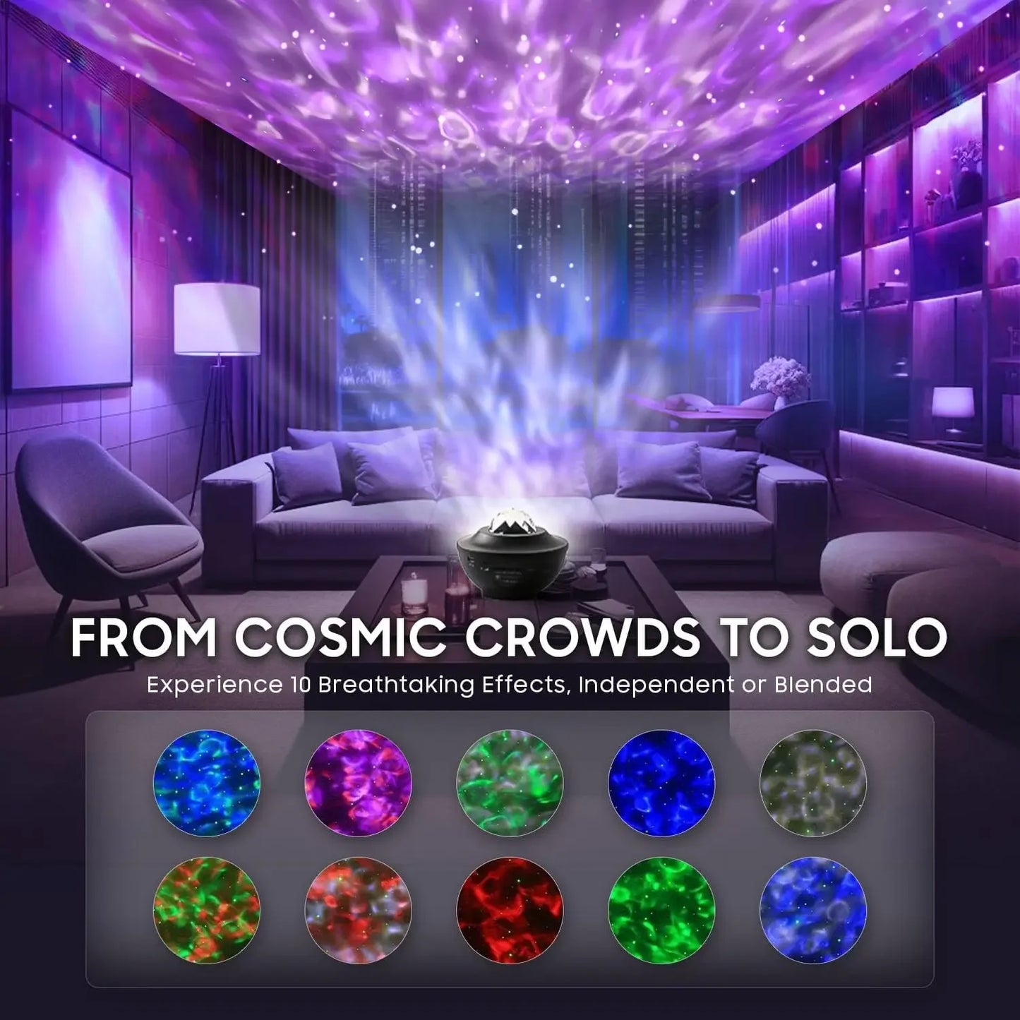 EJVS™ Galaxy Starry Projector Night Light