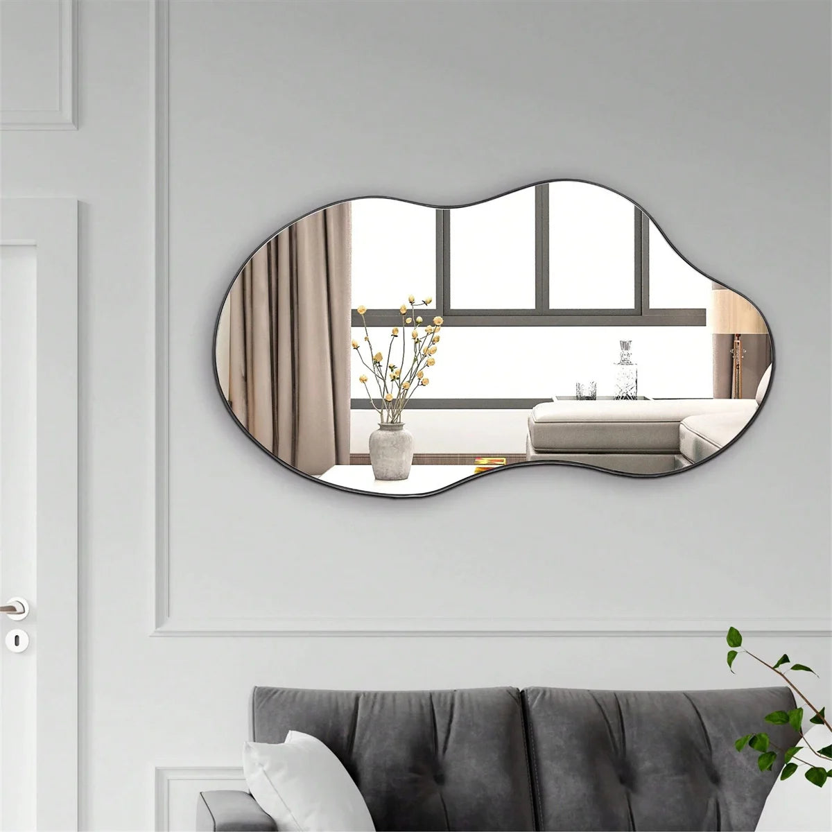 EJVS™ Irregular Cloud Acrylic Wall Mirror for Home Decor
