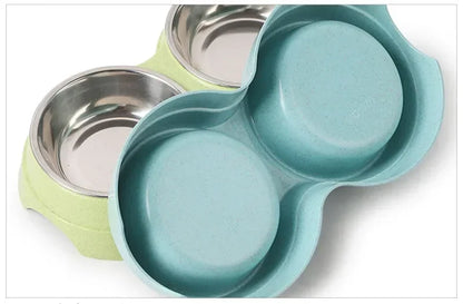 EJVS™  Stainless Steel Double Pet Bowls
