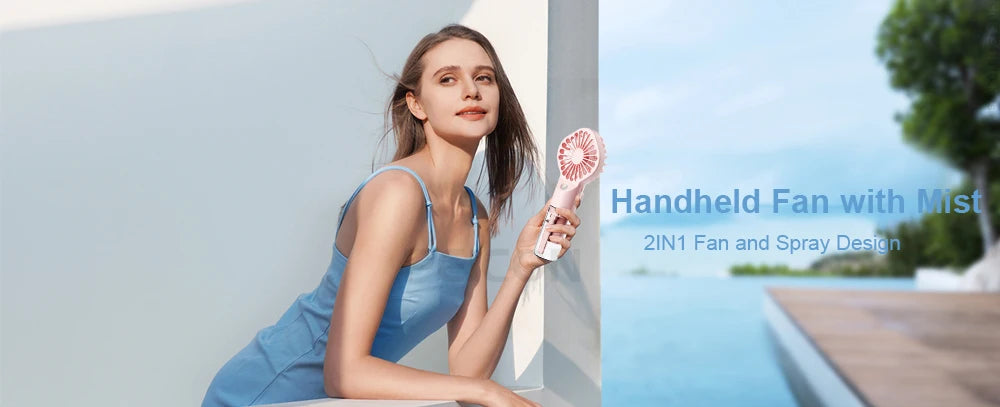 EJVS™ Rechargeable Mini Humidifier Fan