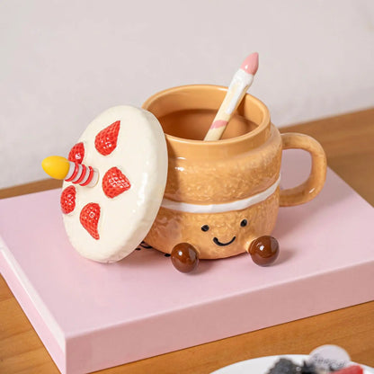 EJVS™ Strawberry Dessert Coffee Mug