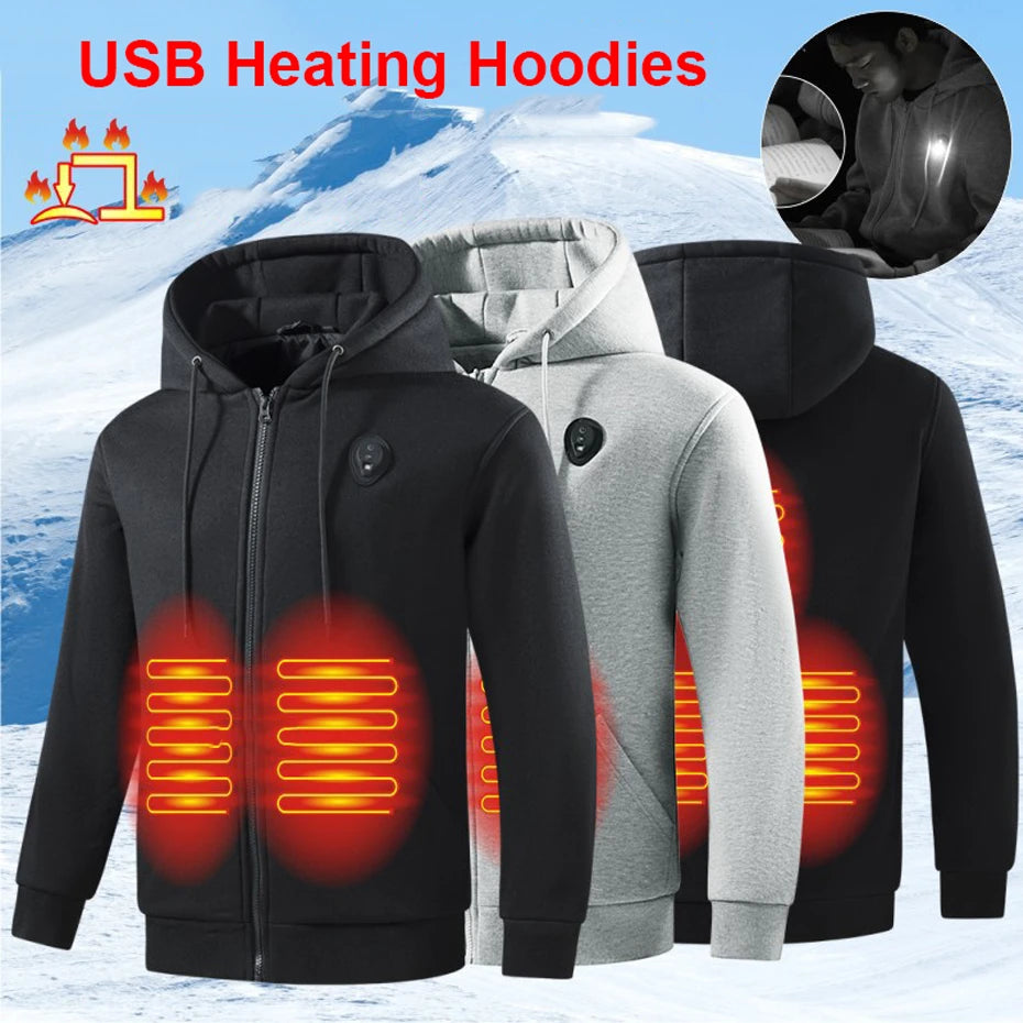 EJVS™  USB Electric Heated Heating Hoodies