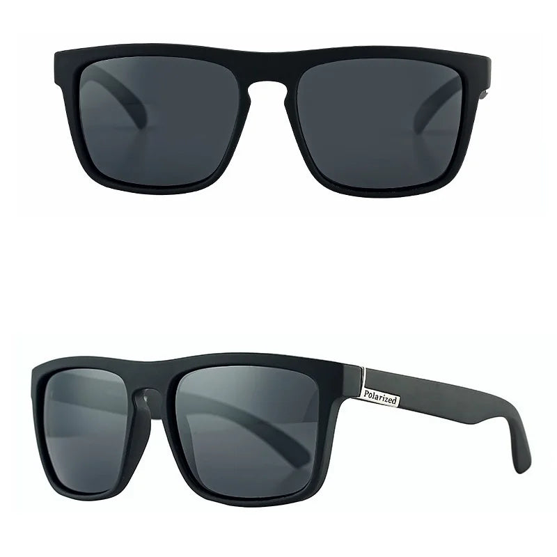 EJVS™  Fashion Square Vintage Polarized Sunglasses Men Women Retro Driving Fishing Luxury Brand Designer Sun Glasses UV400 Eyewear