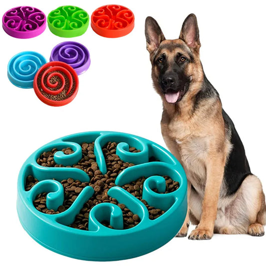 EJVS™  Pet Dog Slow Feeder Bowl - Anti-Gulping