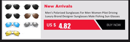 EJVS™  Fashion Square Vintage Polarized Sunglasses Men Women Retro Driving Fishing Luxury Brand Designer Sun Glasses UV400 Eyewear