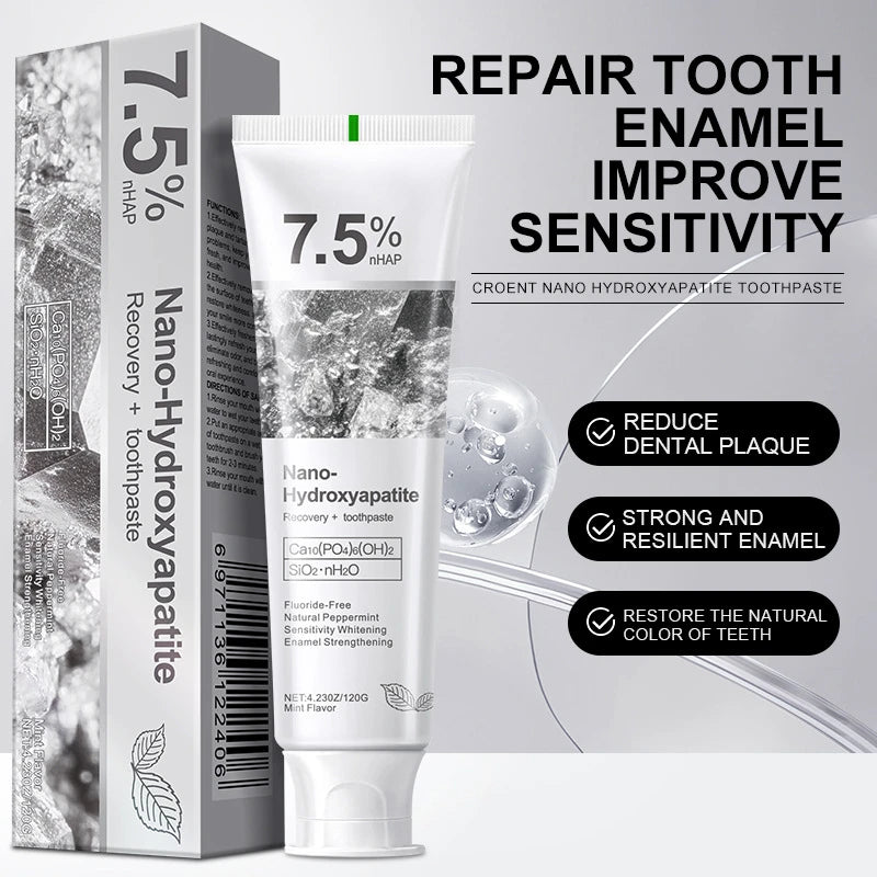 EJVS™  7.5% Hydroxyapatite Probiotic Teeth Whitening Toothpaste Enamel Oral Cavity Repair