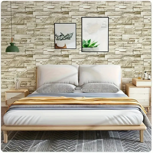 EJVS™ 3D Faux Brick Peel & Stick Wallpaper