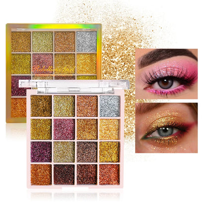 EJVS™ 16 Colors Glitter Eyeshadow