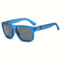 EJVS™  Fashion Square Polarized Sunglasses Men Vintage Plastic Male Sun Glasses Women Stylish Black Sport Shades UV400