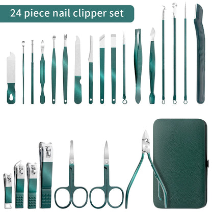 EJVS™ Green Pedicure Clipper Set