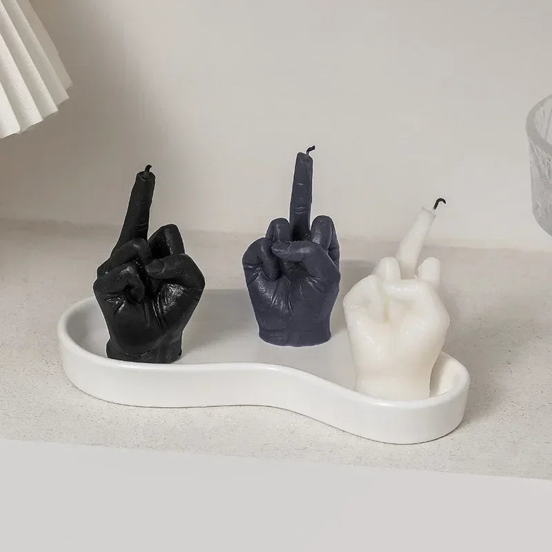 EJVS™  Middle Finger Shaped Scented Candles