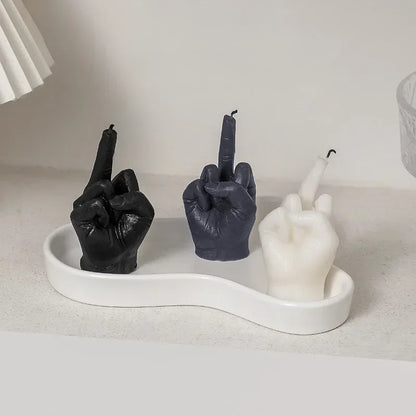 EJVS™  Middle Finger Shaped Scented Candles