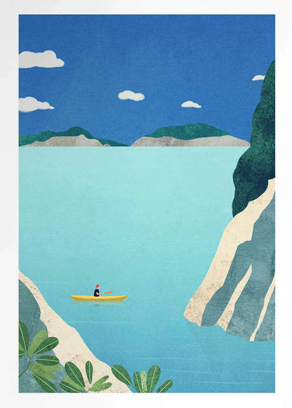 EJVS™ Summer Beach Canvas Wall Art
