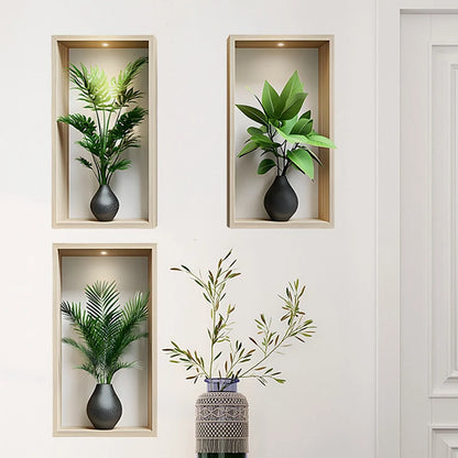EJVS™ Green Plant Wall Stickers