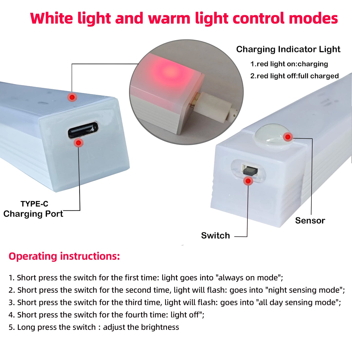 EJVS™ Wireless Motion Sensor LED Night Light