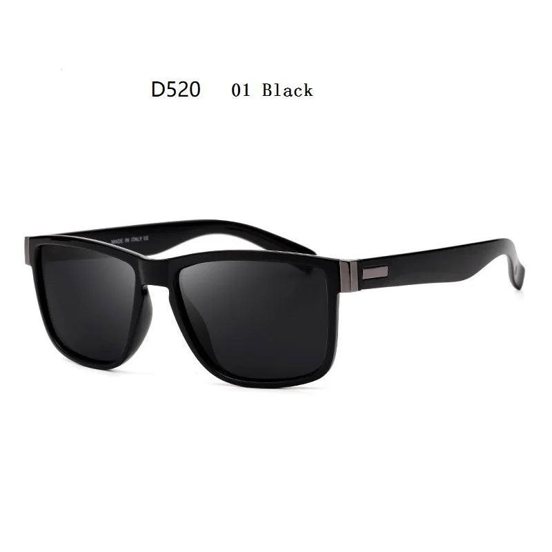 EJVS™  Fashion Square Vintage Polarized Sunglasses Men Women Retro Driving Fishing Luxury Brand Designer Sun Glasses UV400 Eyewear