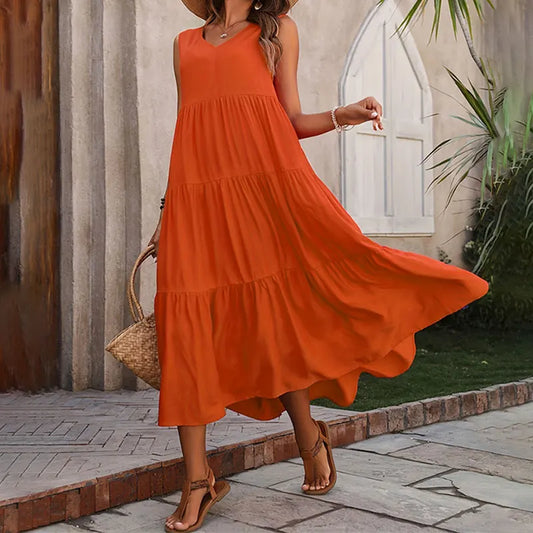 EJVS™ Summer Casual Brand Dress Femme