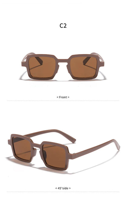 EJVS™  Vintage Square Sunglasses For Women Men Rectangle Sun Glasses Female Oval Eyewear Sunglasses for Male Female Eyeglasses