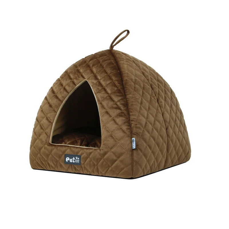 EJVS™  Dog Bed House Bed Autumn/Winter Warm Cat Pet Kennel Mats Pet Tents For Small Dogs Cats Puppies