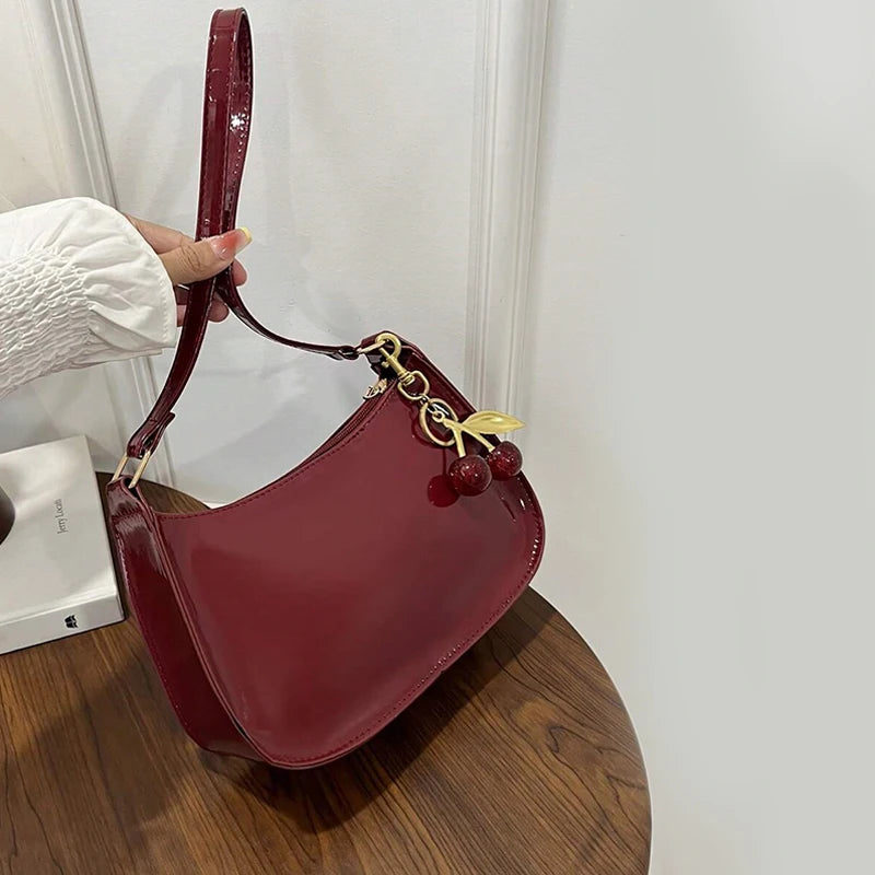 EJVS™  Women's PU Leather Handbag Shoulder Underarm Bag