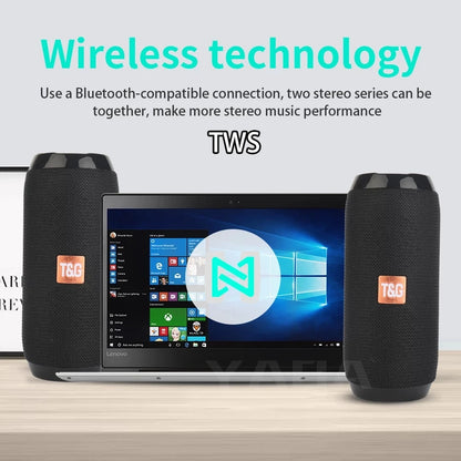 EJVS™  Wireless Bluetooth Speaker - FM Radio Subwoofer