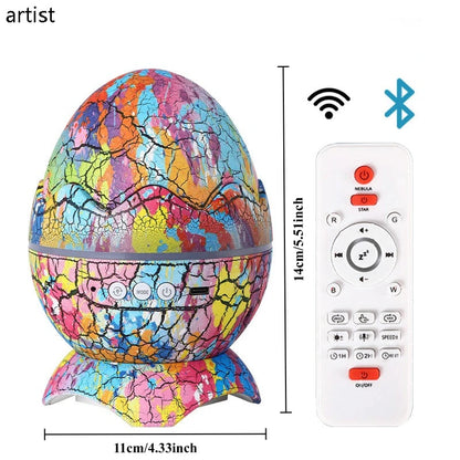 EJVS™ Galaxy & Dinosaur Egg Star Projector
