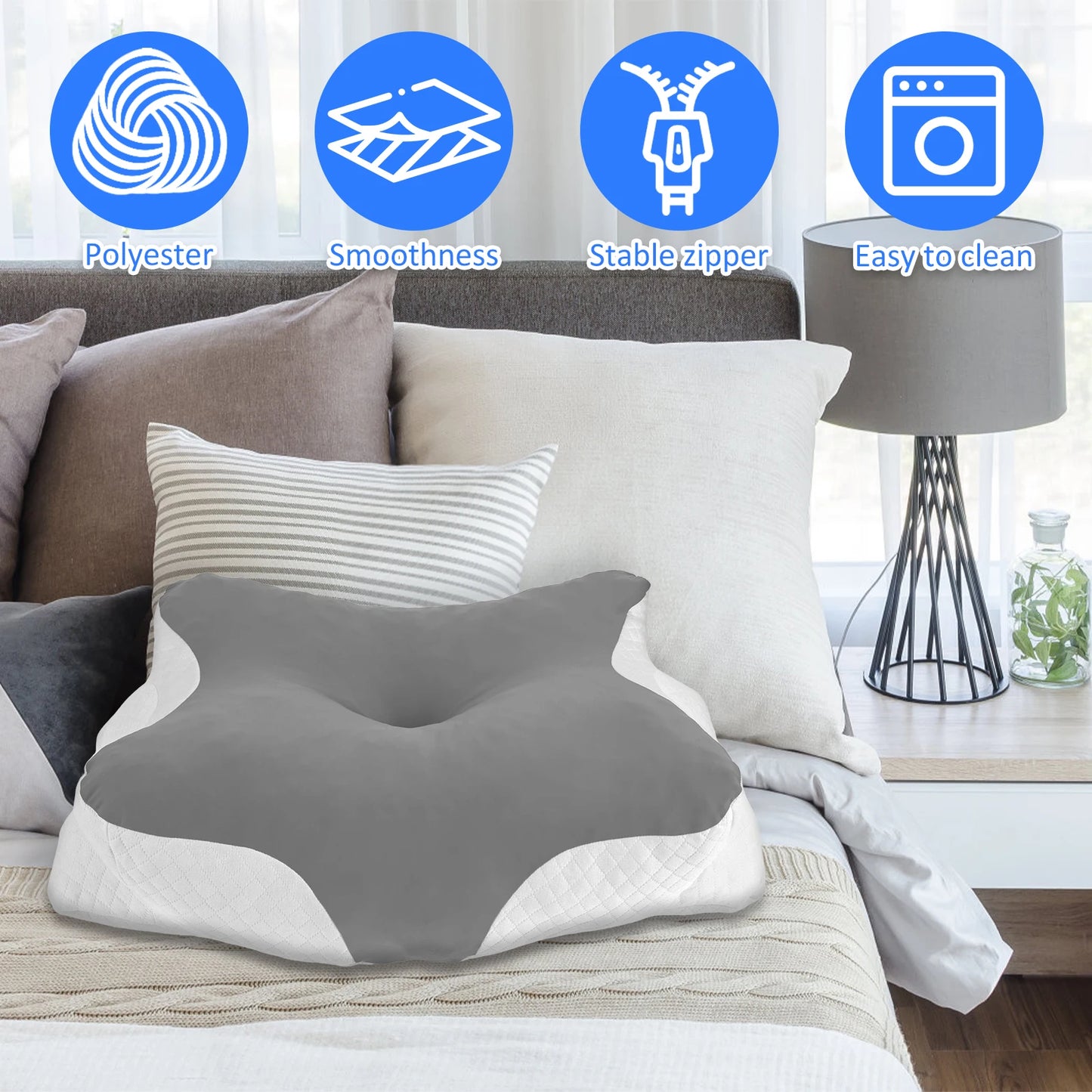 EJVS™ Cervical Pillowcase Soft Polyester