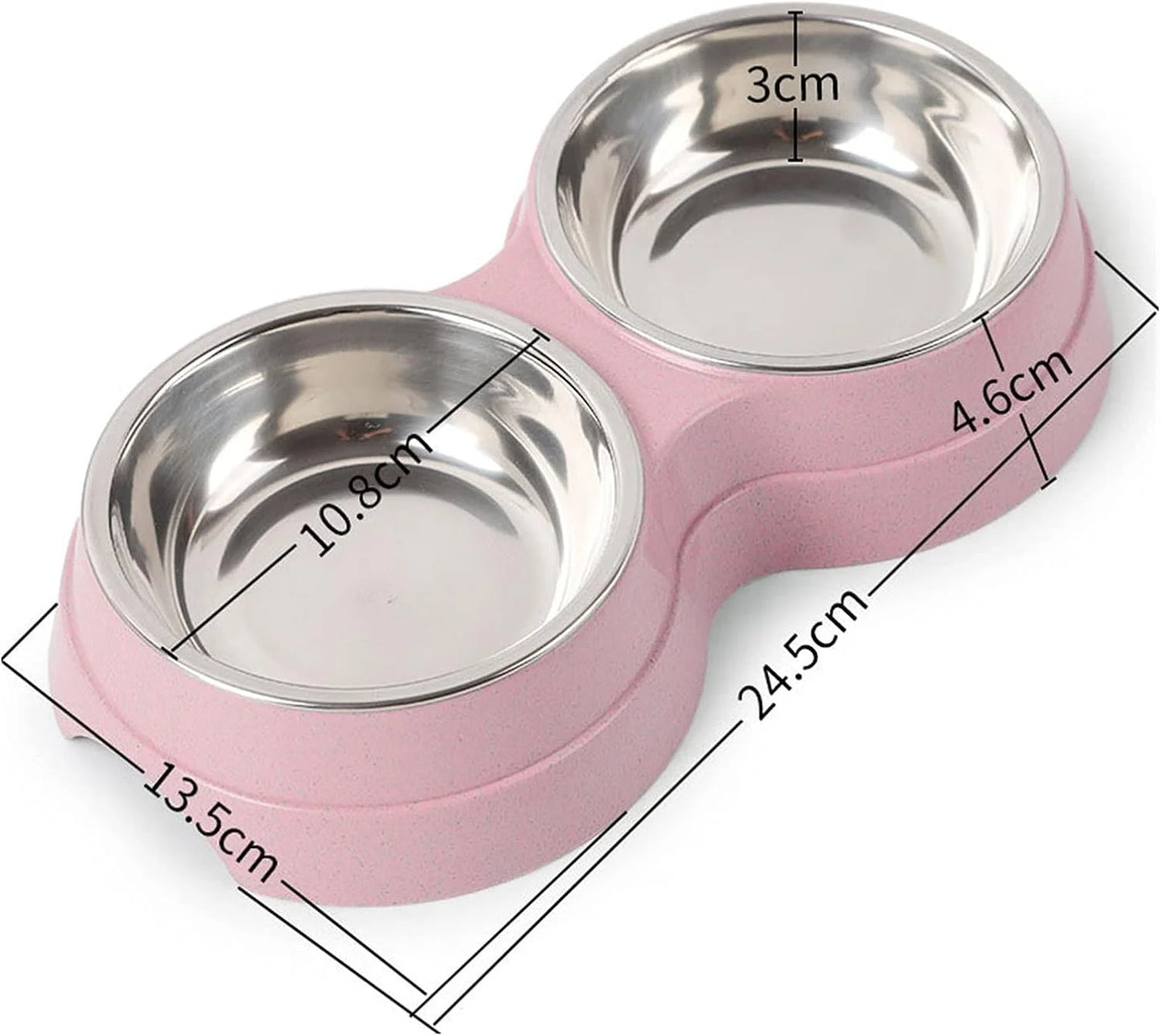 EJVS™  Stainless Steel Double Pet Bowls